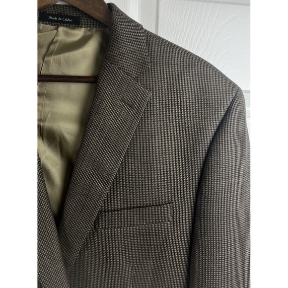Lauren Ralph Lauren Blazer Mens‎ 44L Brown Wool Sport Coat Jacket Tweed Classic - Picture 2 of 8
